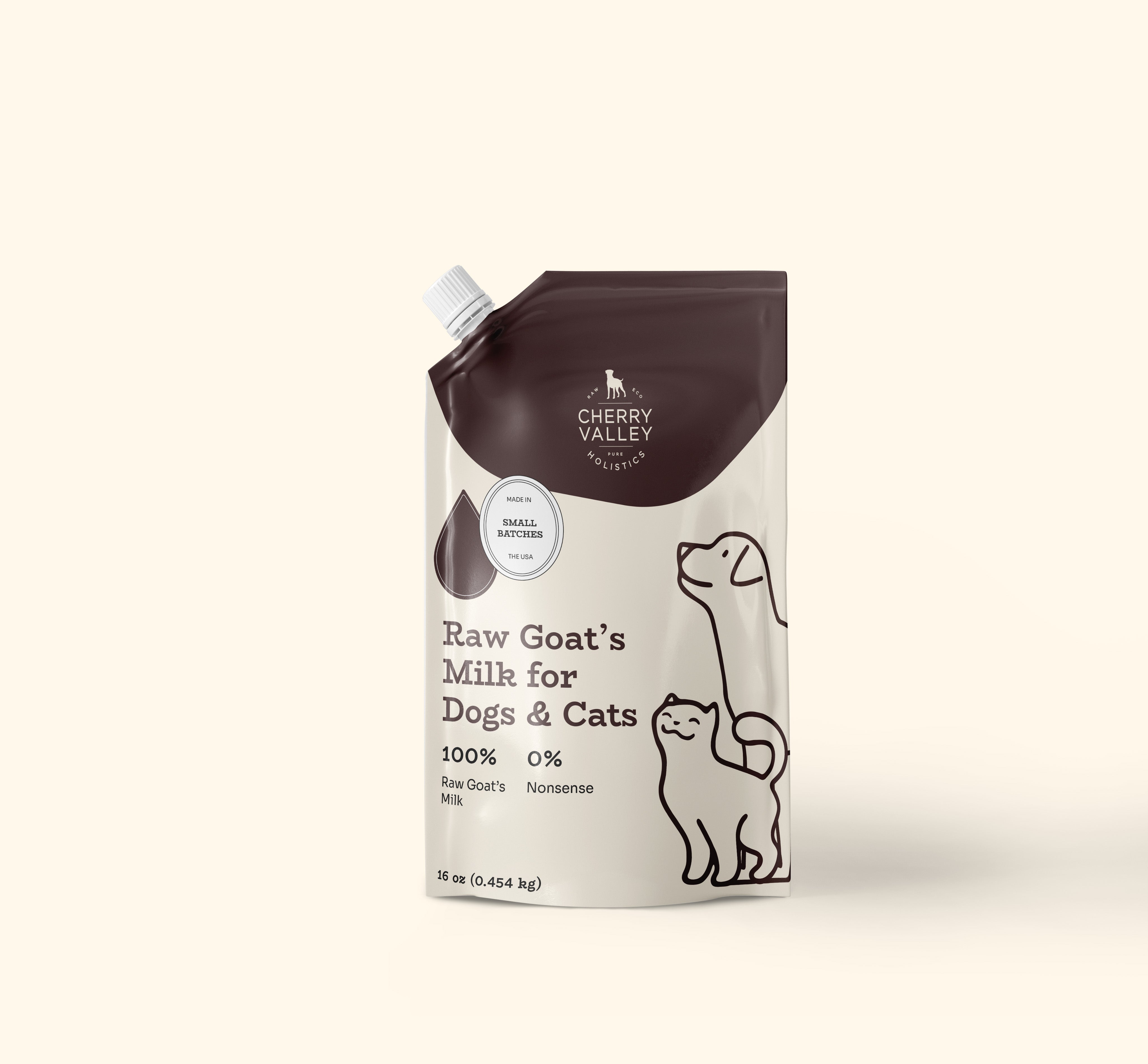 Raw Goat's Milk for Dogs & Cats